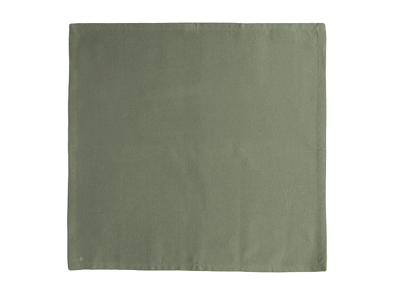 Lot de 6 serviettes de table 45x45 cm YUCO coton mousse