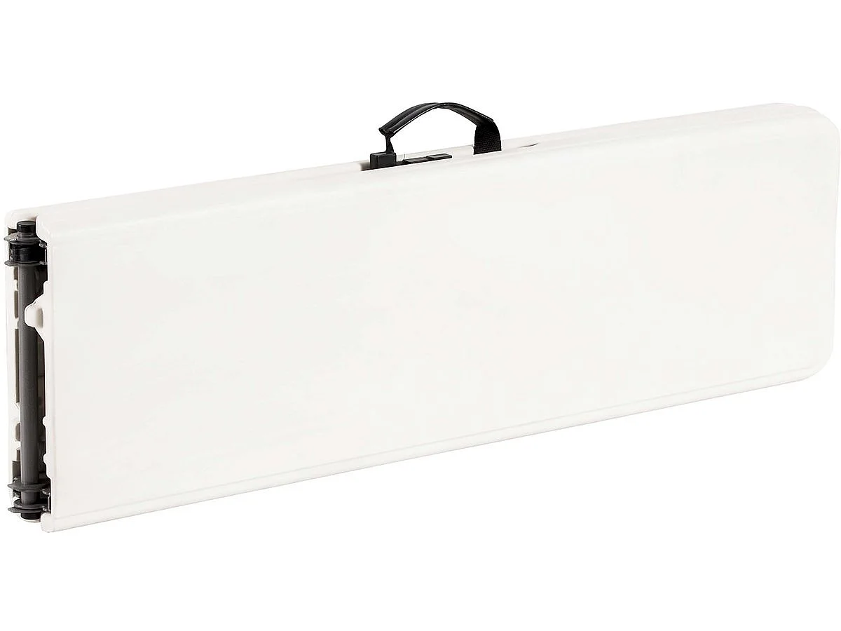 Banco dobrável Foldy - 183 x 28 x 43 cm - Branco