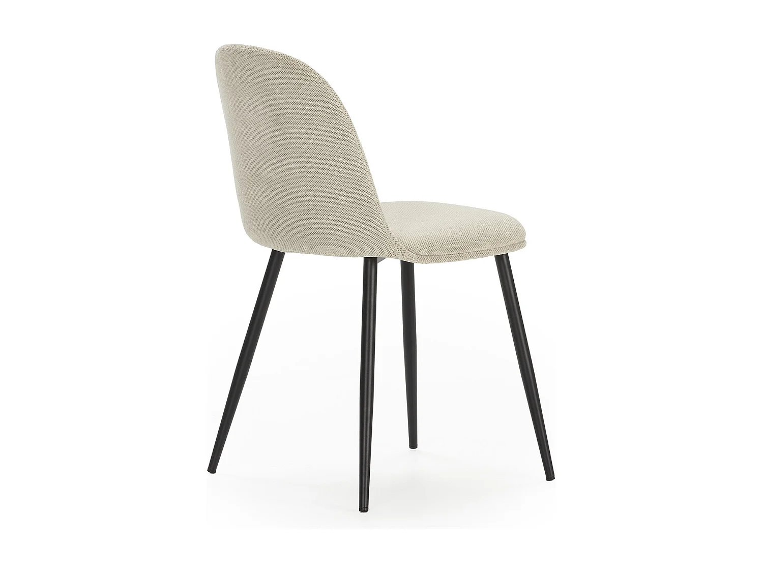 Eetkamerstoel Malila - 54x63x48cm - Beige - Set van 4