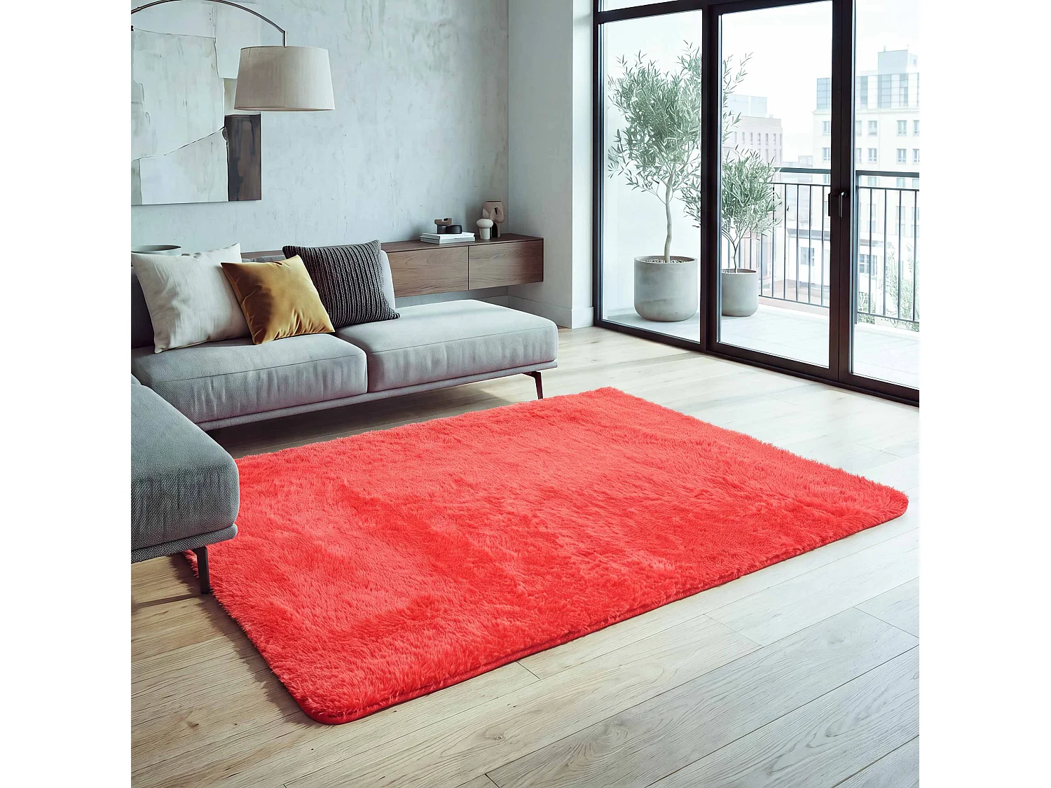 Alfombra MCW-F69,  rojo