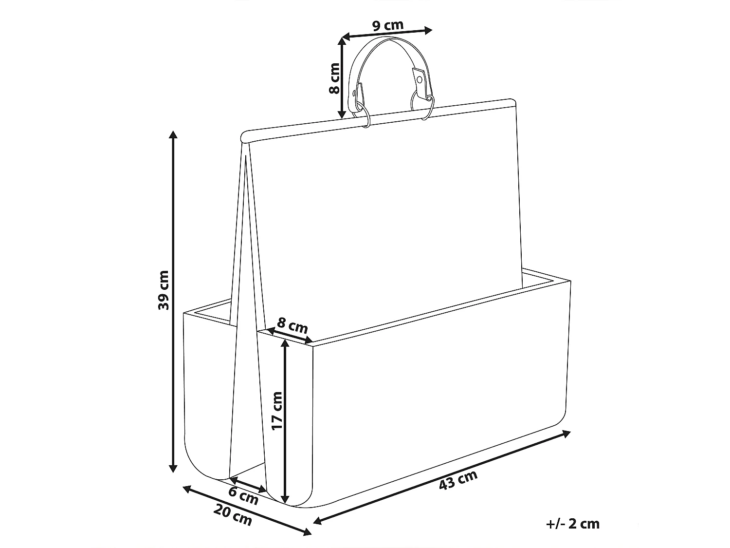 Tijdschriftenrek LARAK Rotan Natuurlijk
