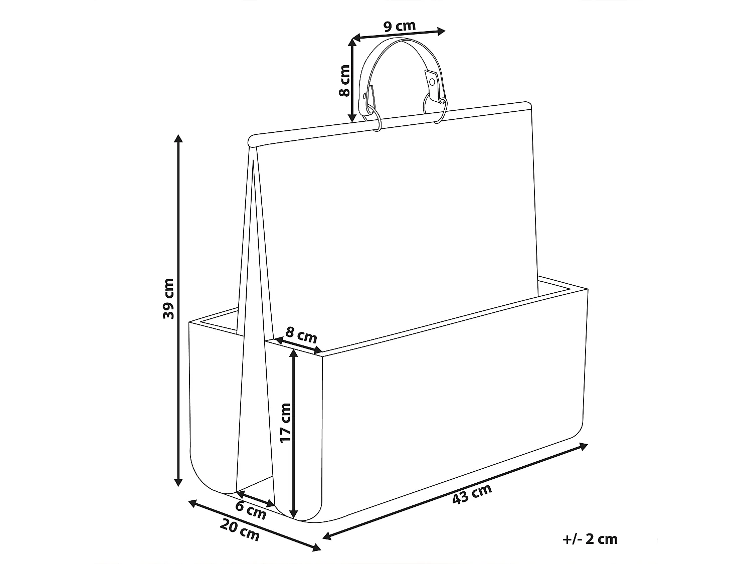 Tijdschriftenrek LARAK Rotan Natuurlijk
