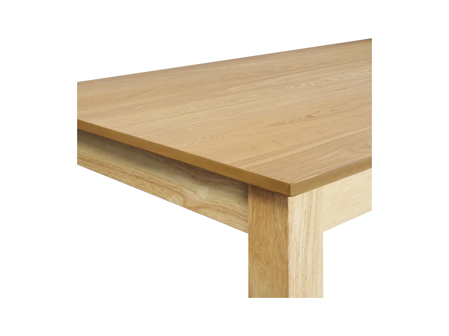 Table de salle à manger extensible MADURA Frêne naturel 160/240 cm 90 cm