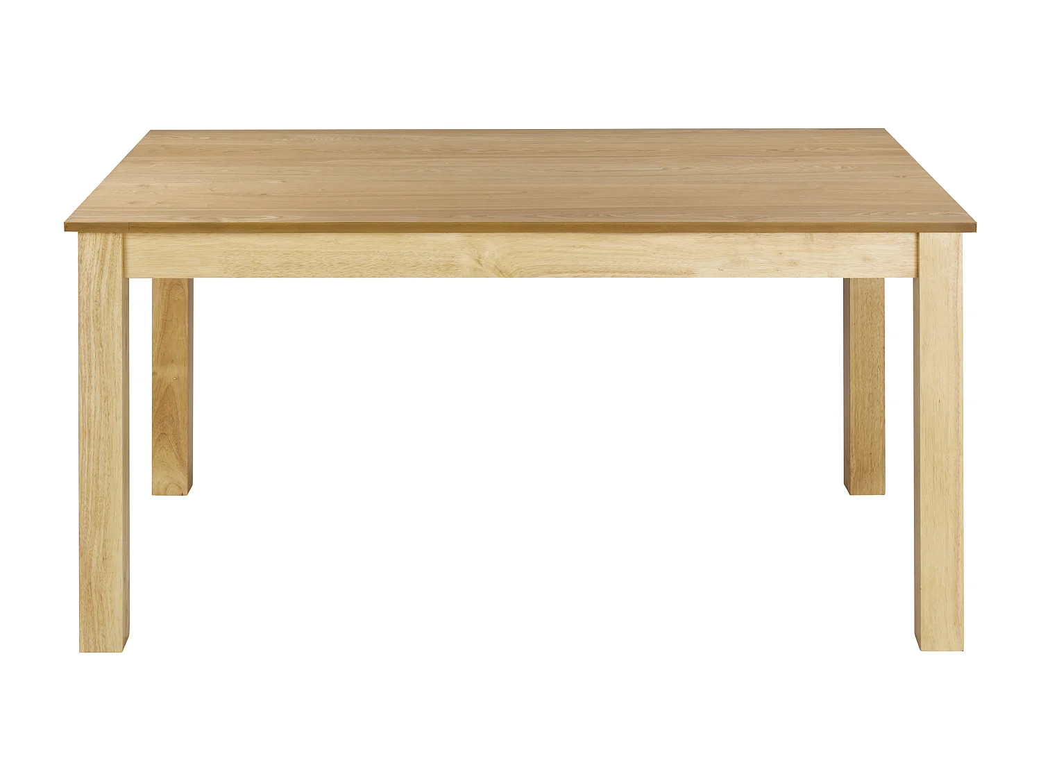 Esstisch ausziehbar heller Holzfarbton 160/240 x 90 cm mit Holzbeinen Madura