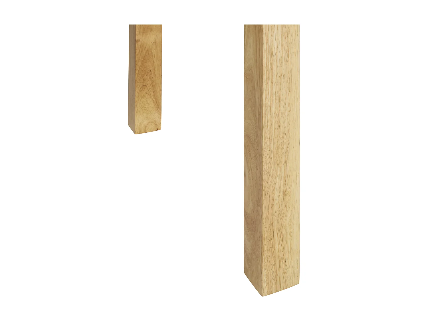 Esstisch ausziehbar heller Holzfarbton 160/240 x 90 cm mit Holzbeinen Madura