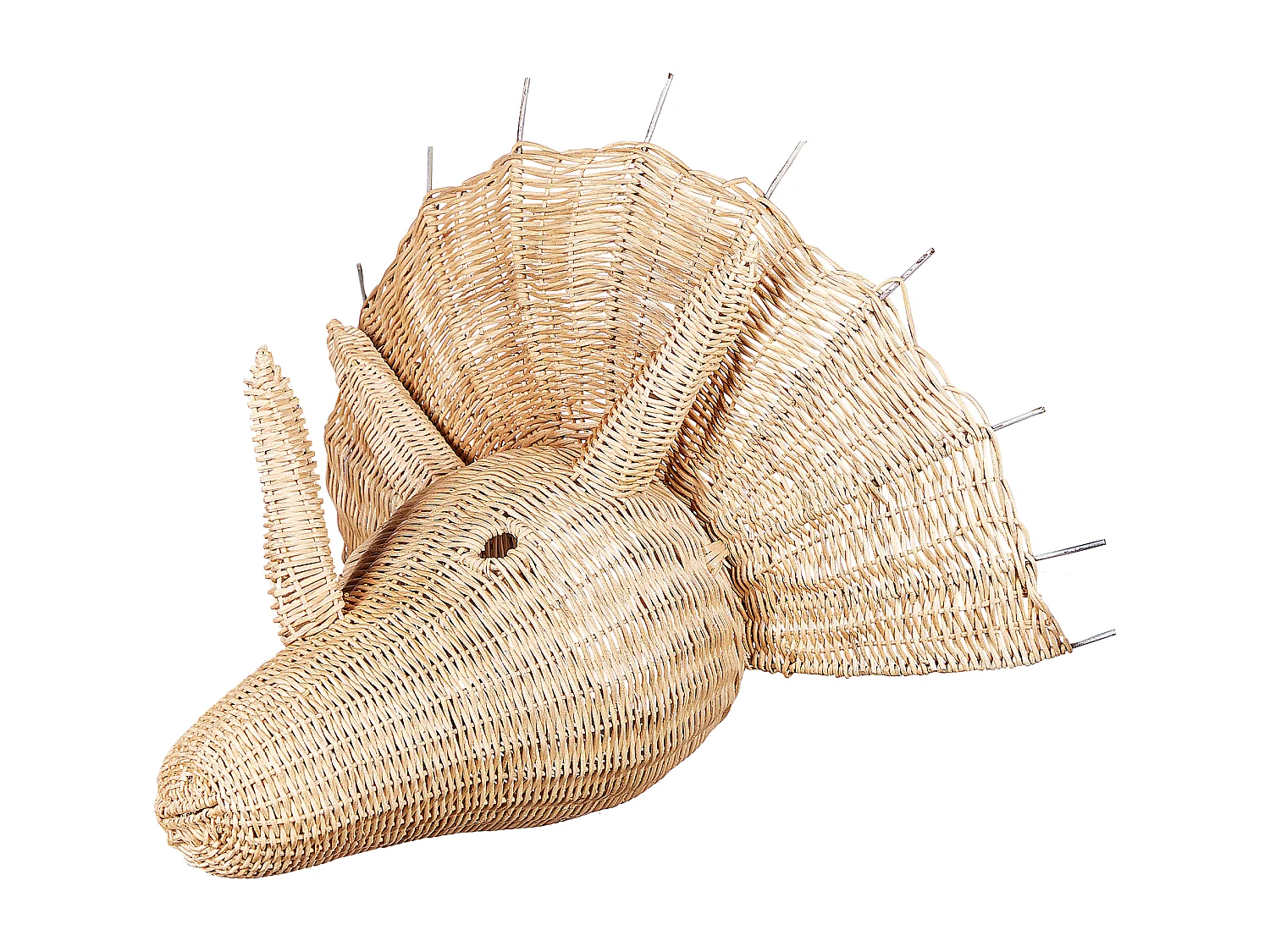 Wanddecoratie BIOKO Rotan 44 cm Natuurlijk