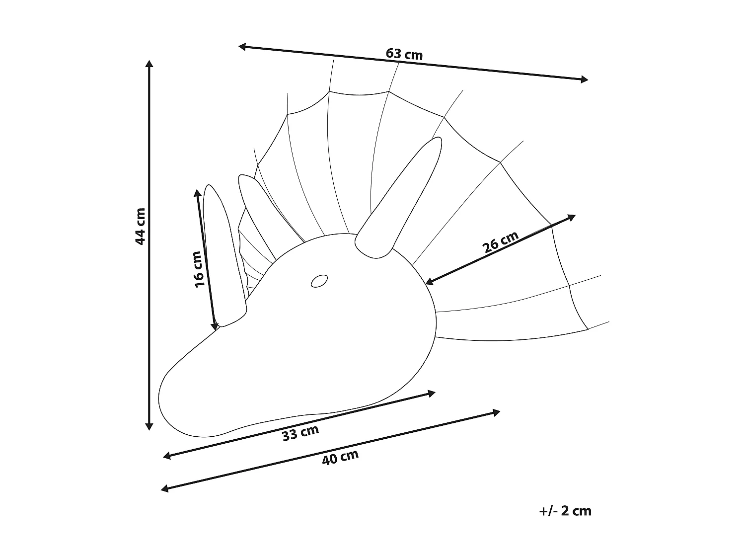 Wanddecoratie BIOKO Rotan 44 cm Natuurlijk