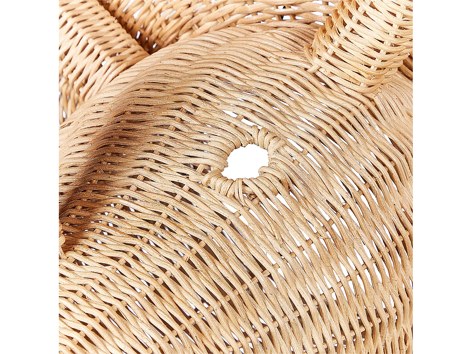 Decoración de pared Dinosaurio BIOKO Ratán 44 cm Natural