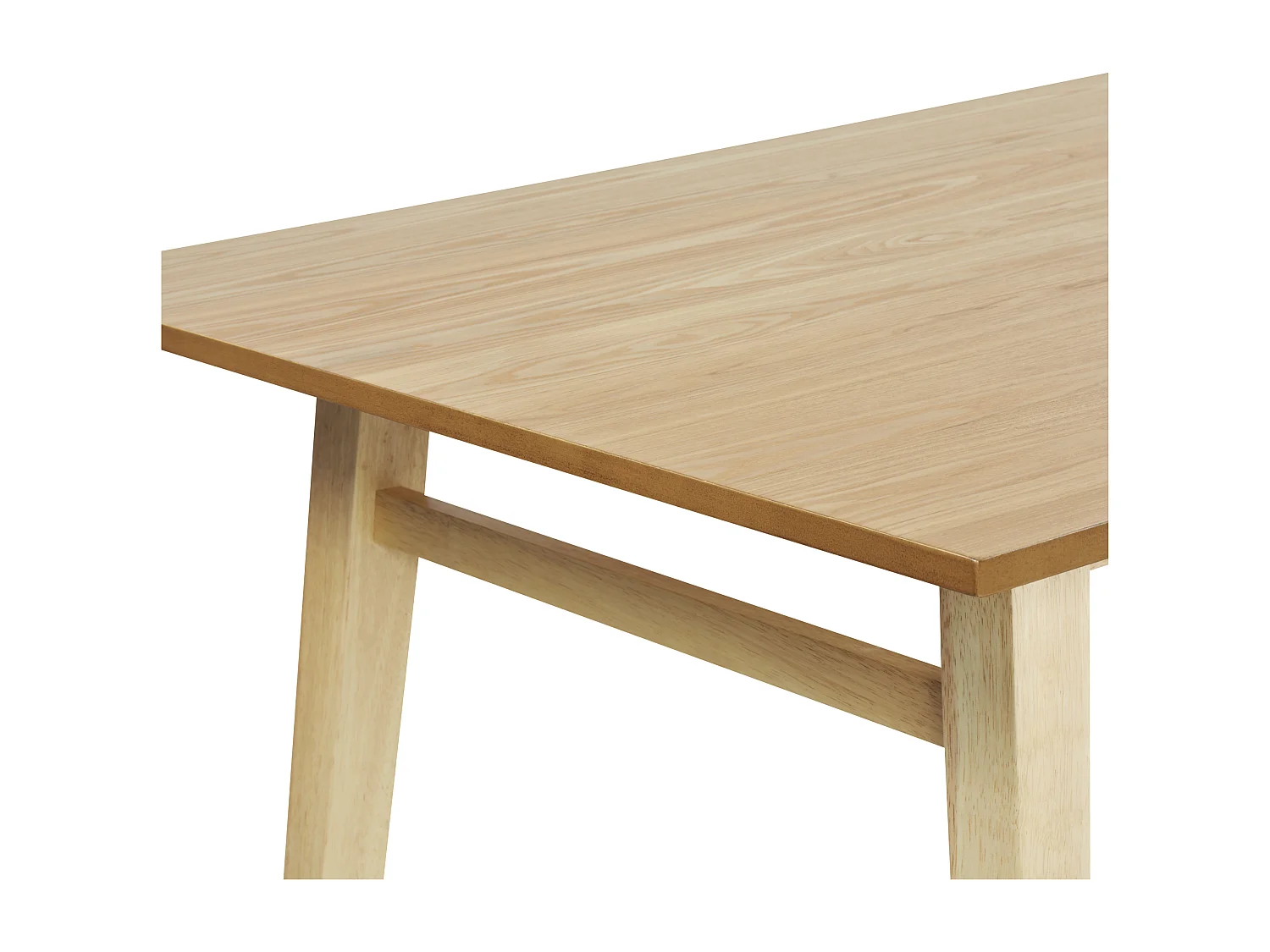 Esstisch VARLEY Naturfarbene Esche 150 cm 90 cm