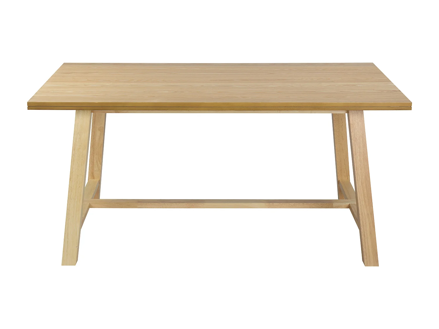 Table de repas BARNES Frêne naturel 160 cm 90 cm