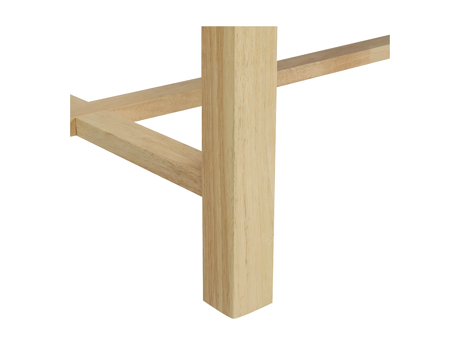 Table de repas BARNES Frêne naturel 160 cm 90 cm