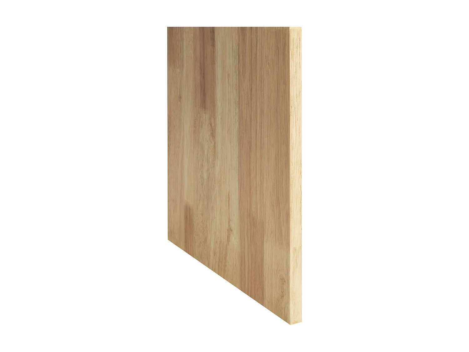 Esszimmer Küchentisch Rechteckige furnierte Platte Natürliche Ausführung Massivholz Beine 180 x 90 cm Helles Holz Moora
