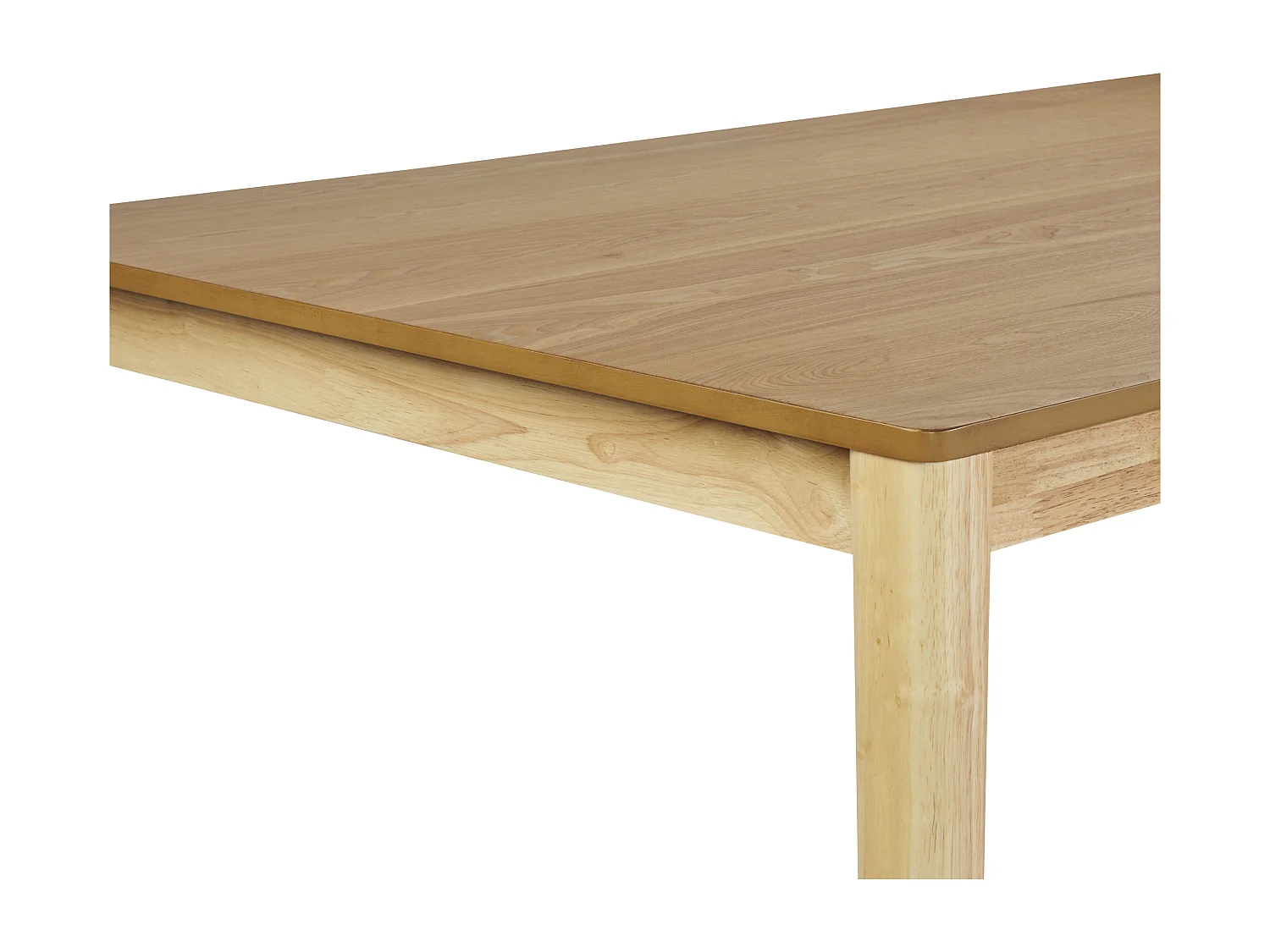 Table de repas ERMELO Frêne naturel 200 cm 100 cm
