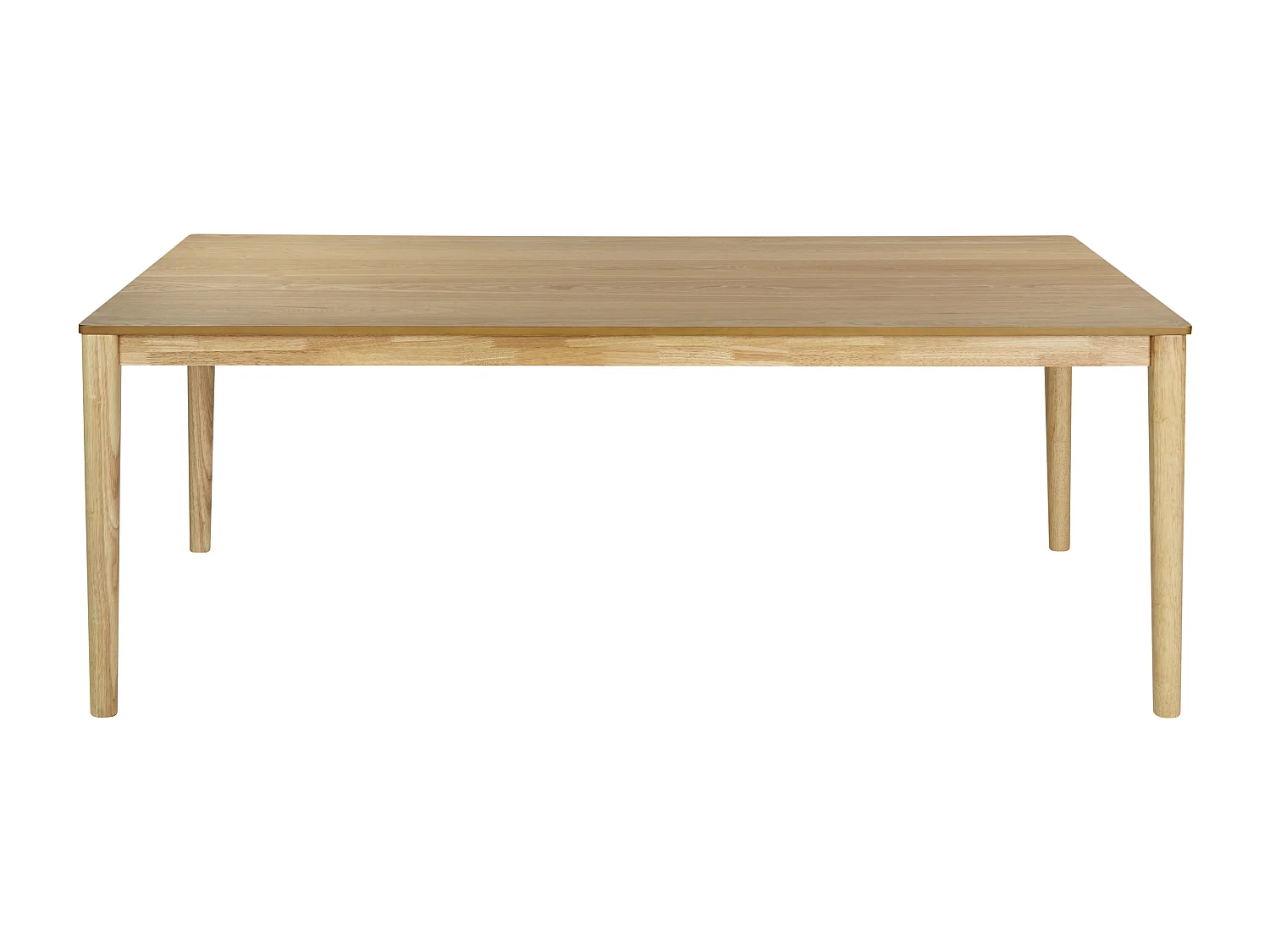 Table de repas ERMELO Frêne naturel 200 cm 100 cm
