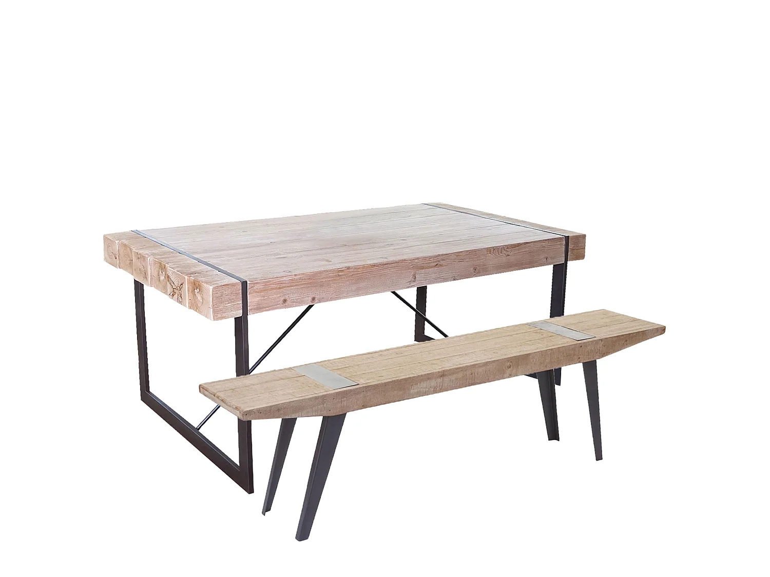 Esszimmergarnitur MCW-A15b (2-teilig), 160cm