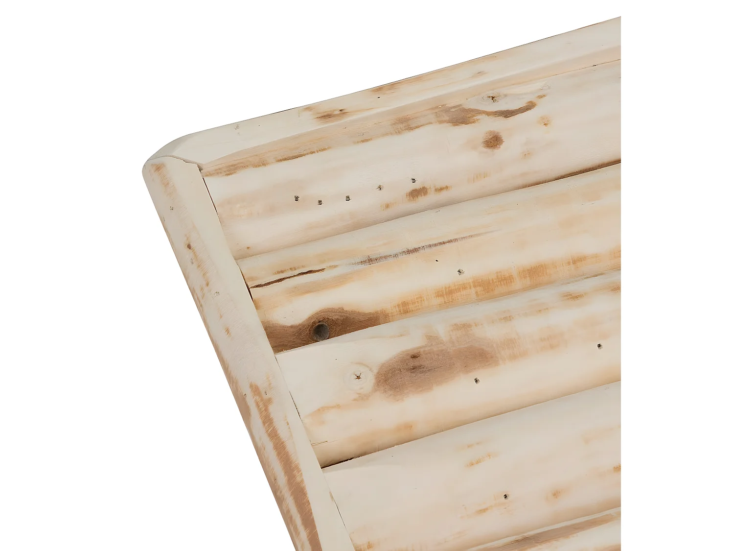 Banc d'assise en bois coloris beige  - Longueur 70 x Profondeur 26 x Hauteur 31  cm