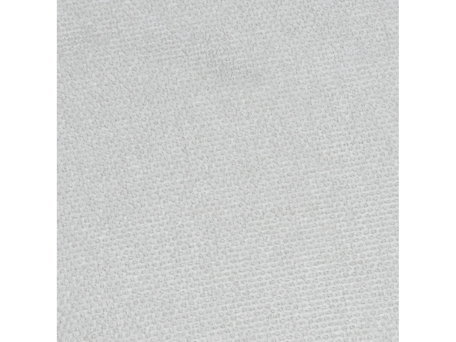 Tabouret d'appoint en bois et tissu Polyester coloris blanc, naturel