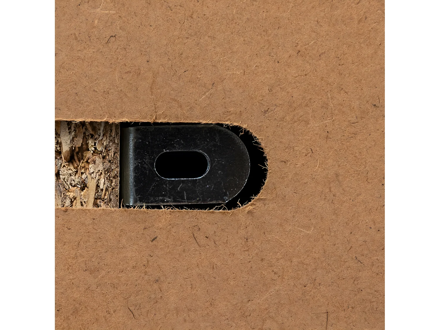 Table console, meuble console avec 2 tiroirs en bois coloris beige