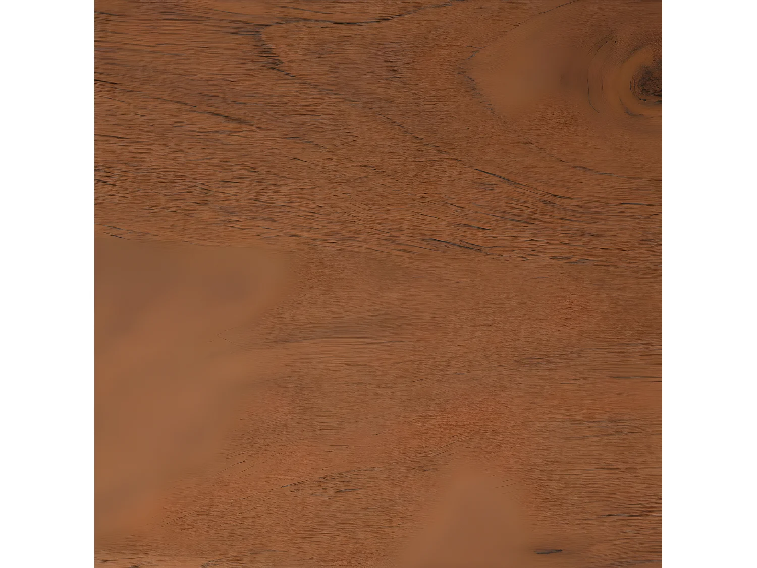 Table à manger, table de repas rectangulaire en bois coloris marron