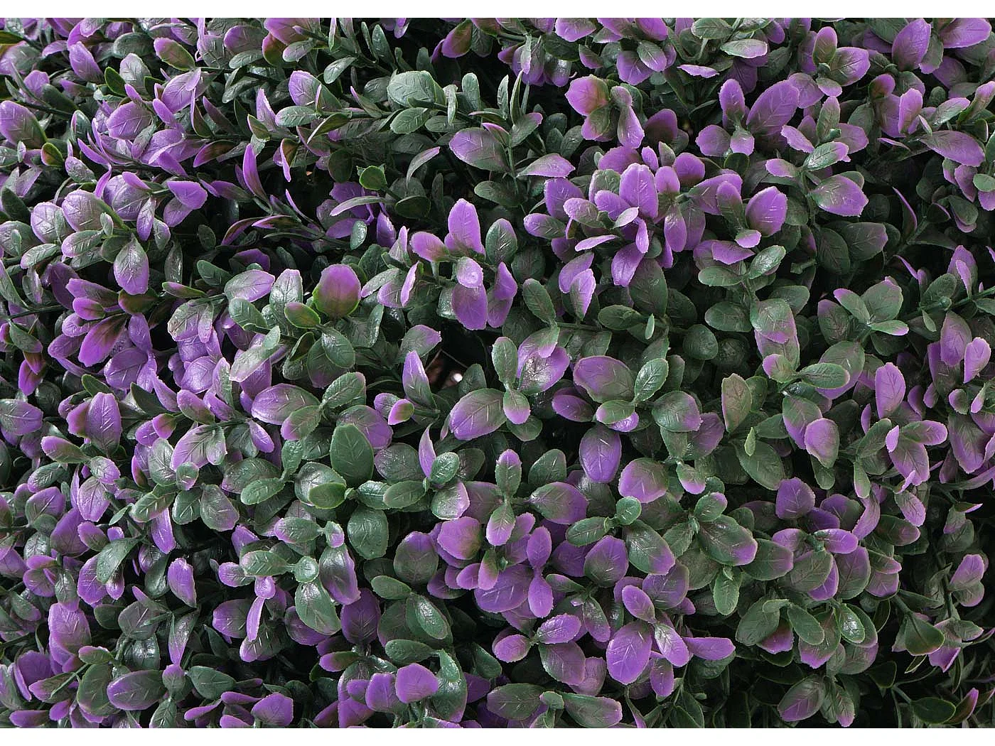 Pianta finta artificiale a cespuglio rotondo arte topiaria MCW-L77 polietilene Ø 55cm viola