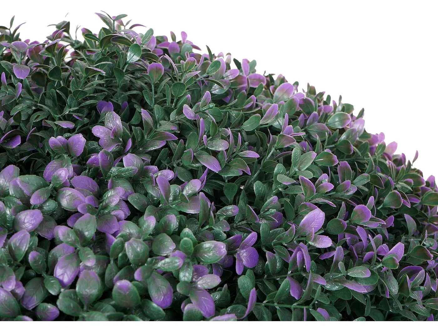 Pianta finta artificiale a cespuglio rotondo arte topiaria MCW-L77 polietilene Ø 55cm viola