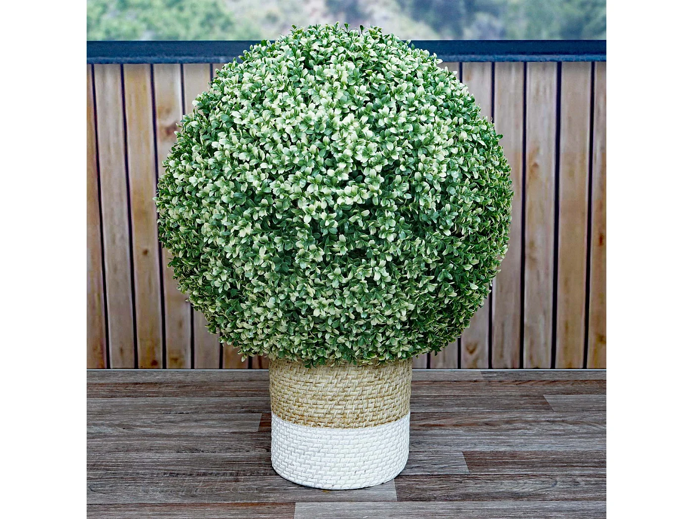 Buisson artificiel MCW-L77,  blanc