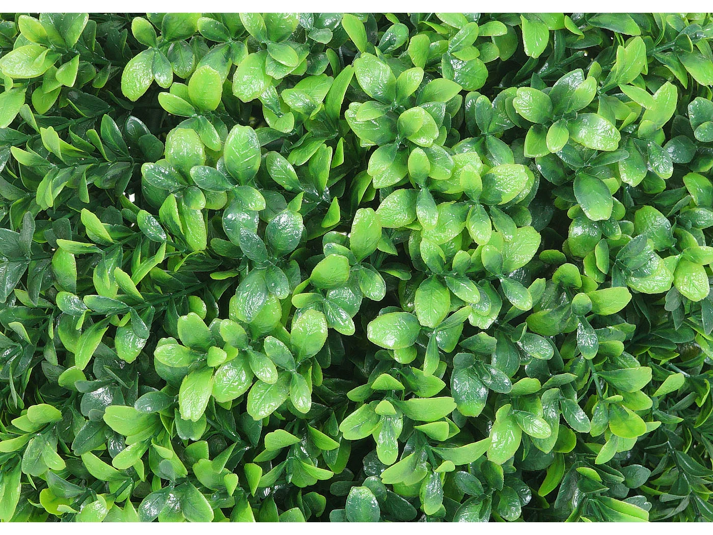 Pianta finta artificiale a cespuglio rotondo arte topiaria MCW-L77 polietilene Ø 35cm ~ verde