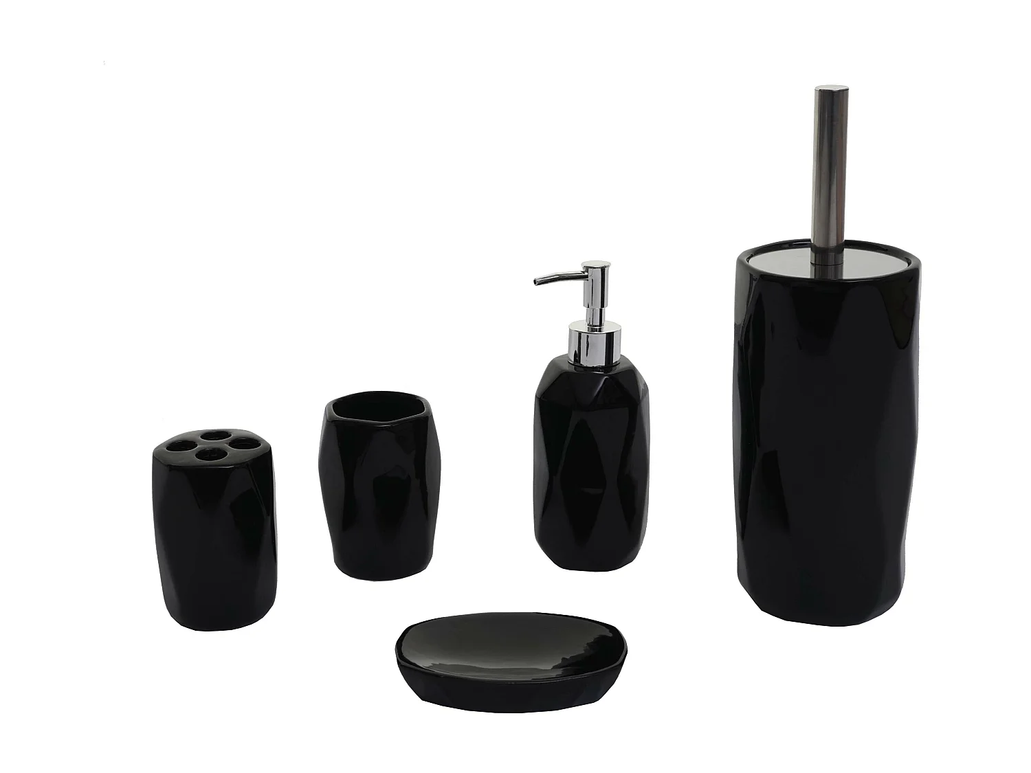 Set de bain 5 pièces MCW-H88,  noir