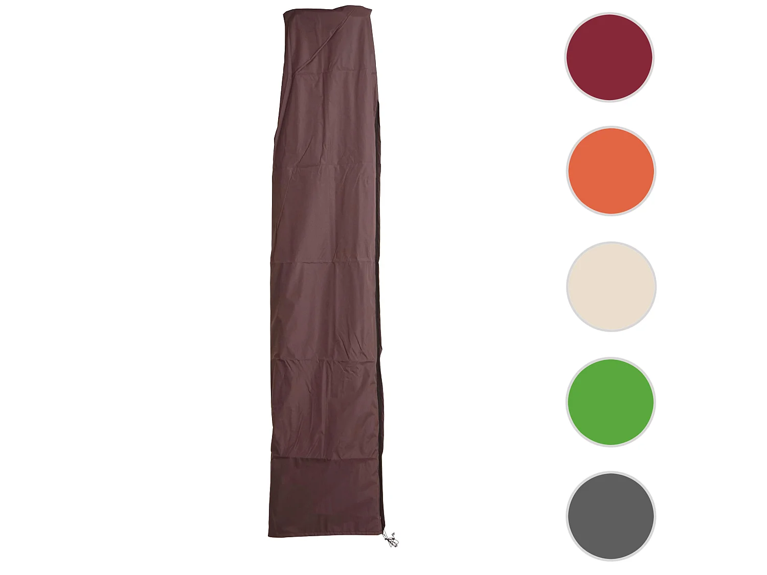 Housse de protection MCW pour parasol jusqu'à 4,3m,  marron
