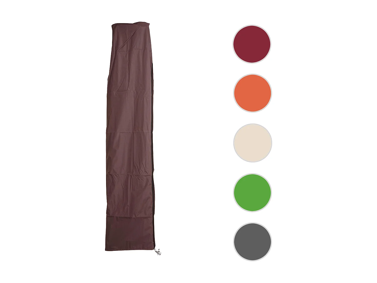 Housse de protection MCW pour parasol jusqu'à 4,3m,  marron