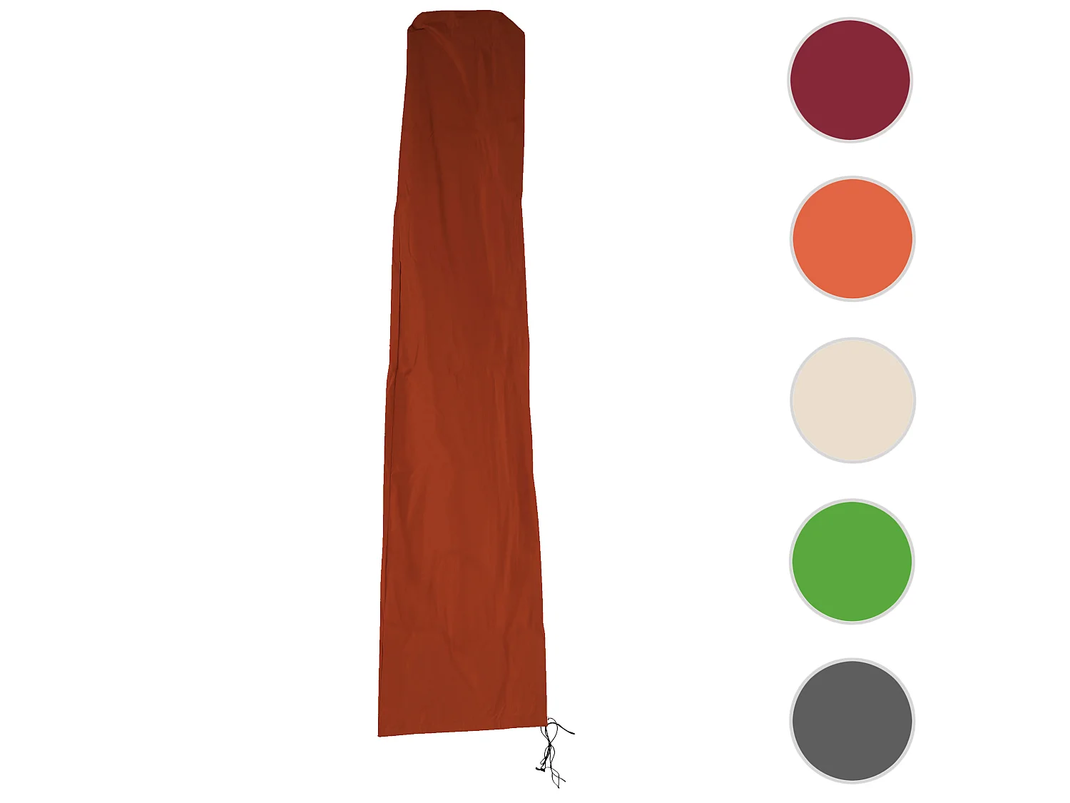 Capa protetora MCW para guarda-sol,  terracota