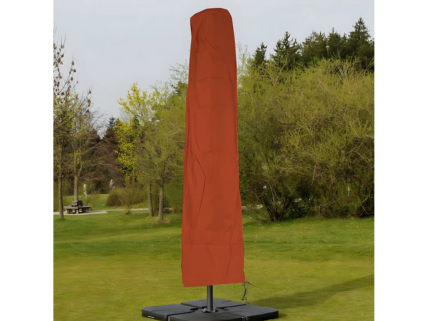 Housse de protection MCW pour parasol jusqu'à 4m,  terre cuite