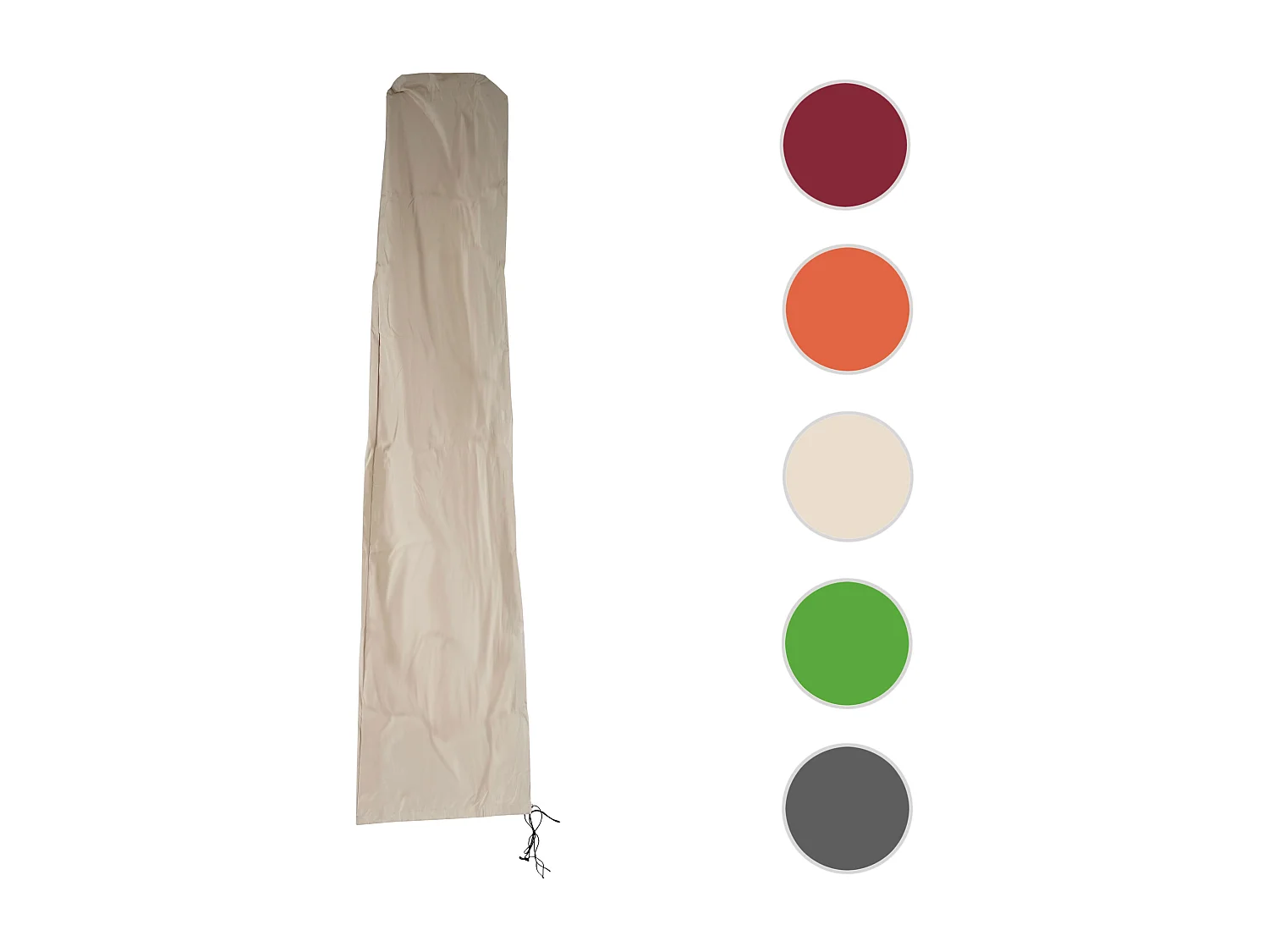 Housse de protection MCW pour parasol jusqu'à 3,5m,  3,5x3,5m
