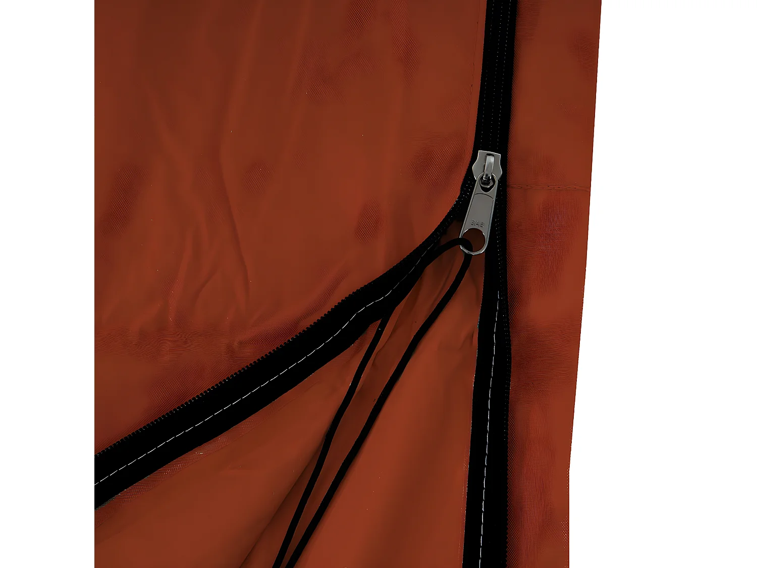 Copriombrellone copertura ombrellone ad arco protettiva MCW poliestere con cerniera 3,5x3,5m arancione