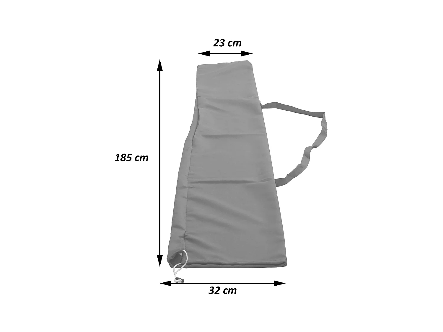 Beschermhoes voor Castellammare parasol,  antraciet