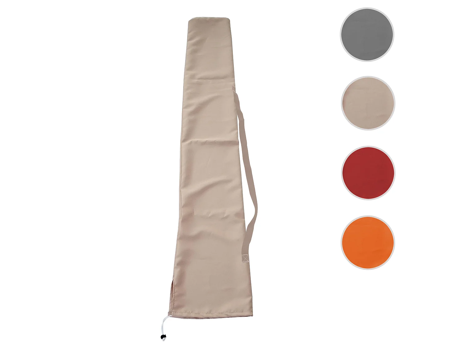 Housse de protection pour parasol jusqu'à 3x4m,  crème