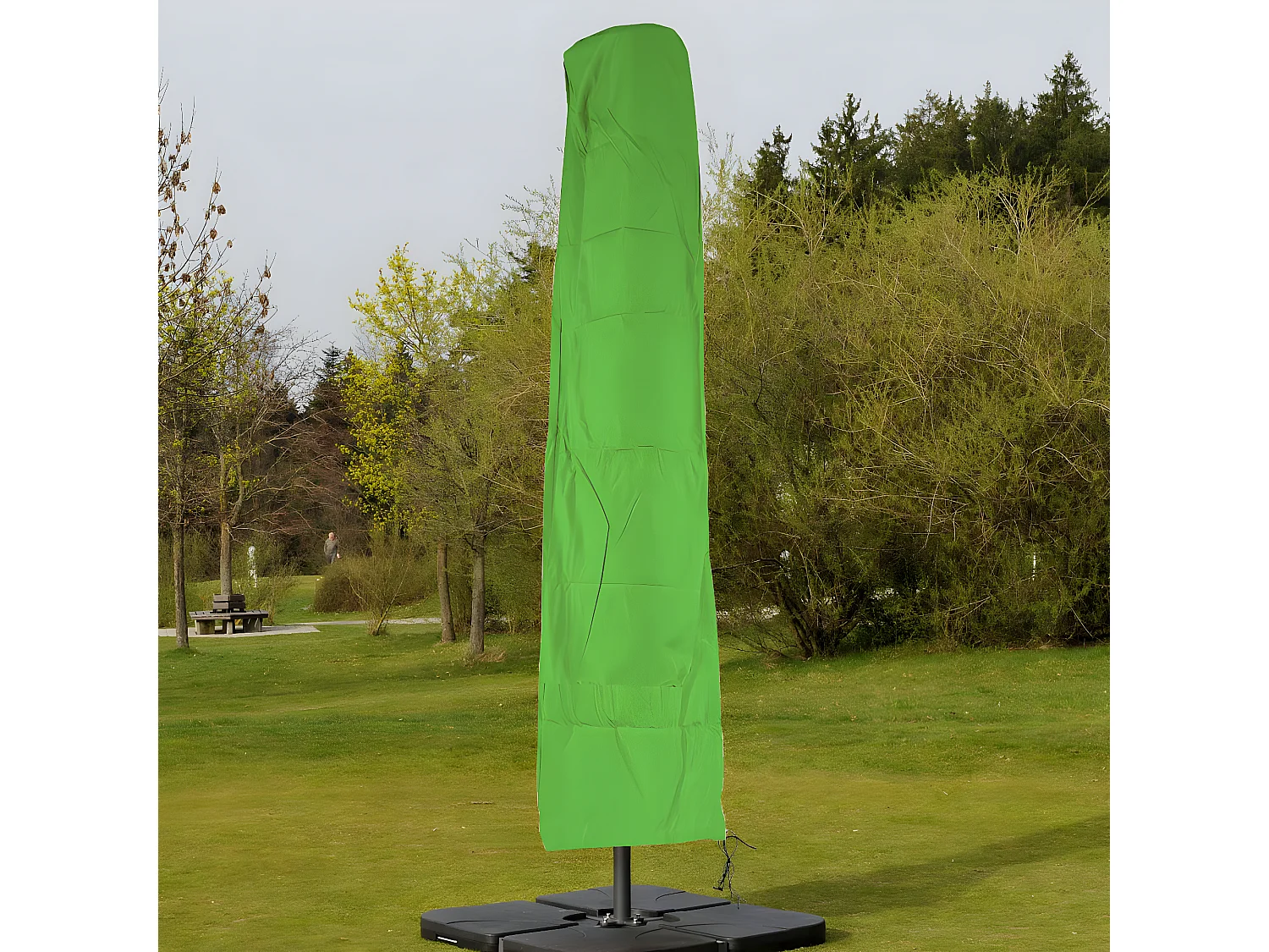 Funda protectora Carpi para paraguas de mercado,  verde