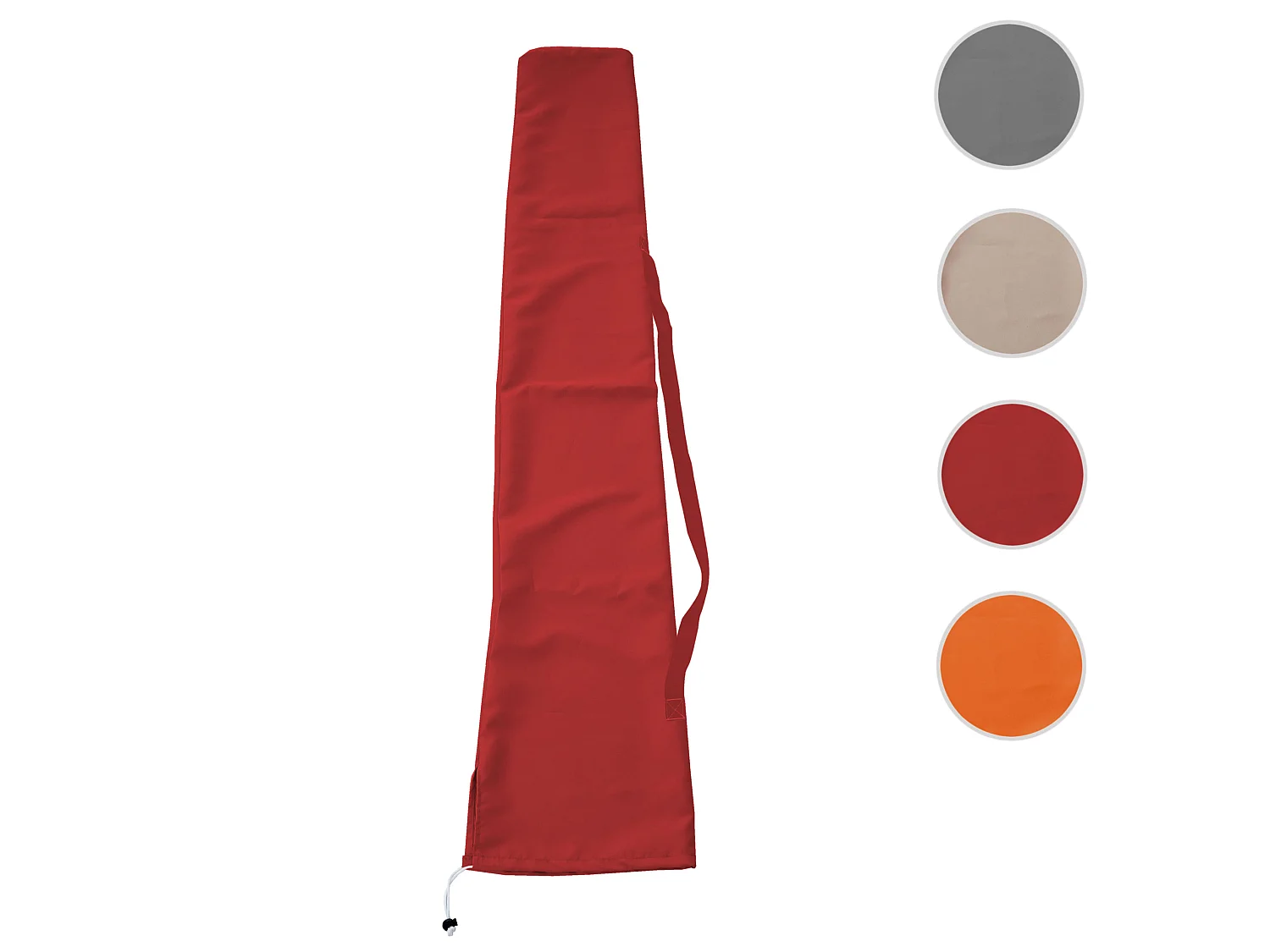 Protective cover for parasols,  burgundy