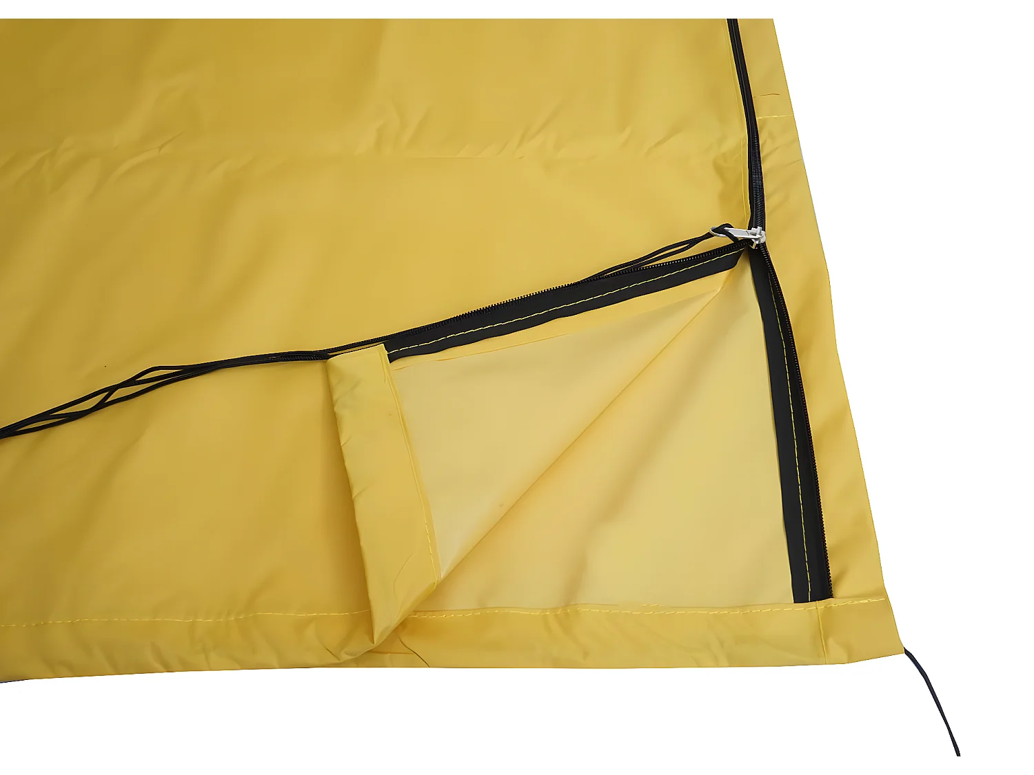 Housse de protection Carpi pour parasol de marché,  jaune