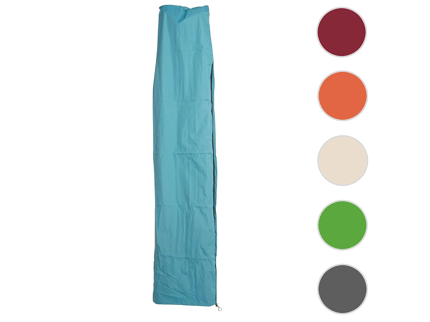 Housse de protection MCW pour parasol jusqu'à 3,5m,  turquoise