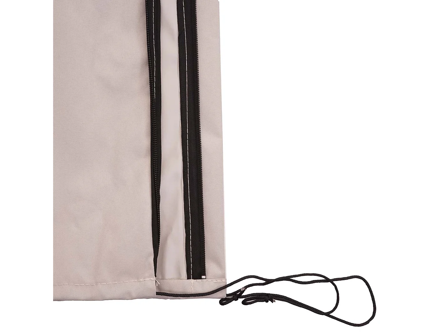 Housse de protection MCW pour parasol jusqu'à 4,3m,  crème-gris