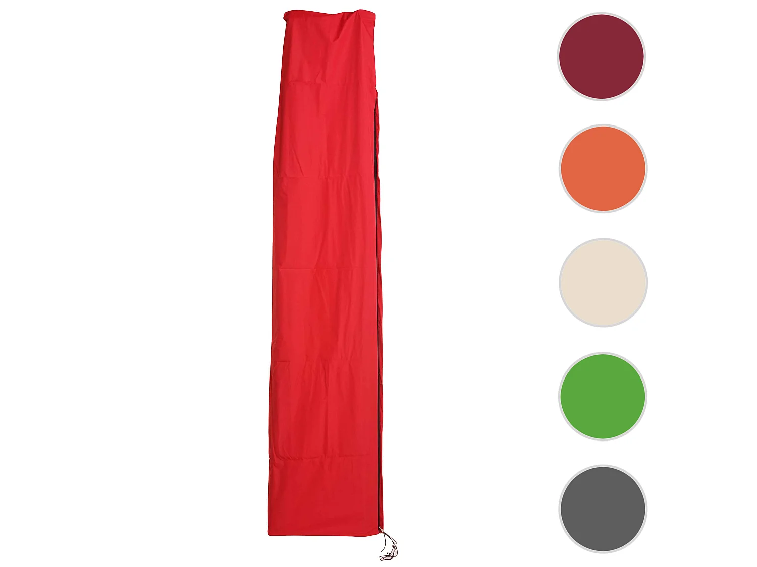 Housse de protection MCW pour parasol jusqu'à 4m,  rouge