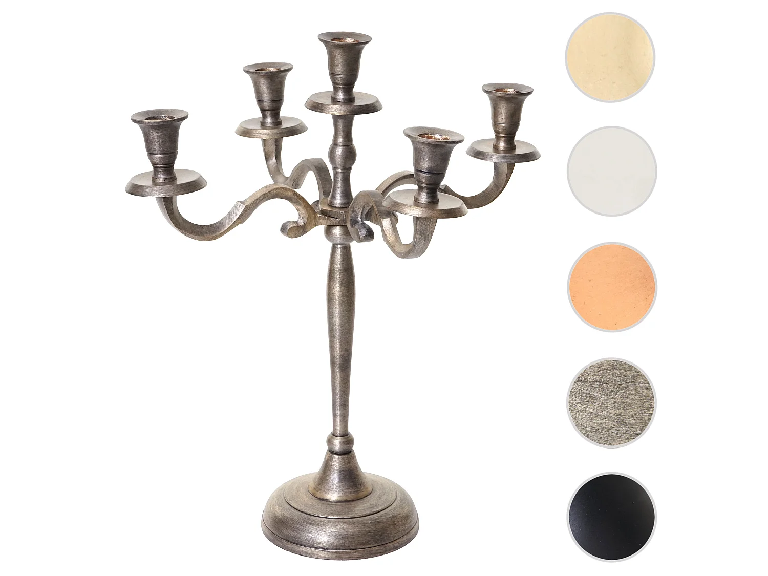 Chandelier MCW-D81 à 5 branches,  couleur or antique