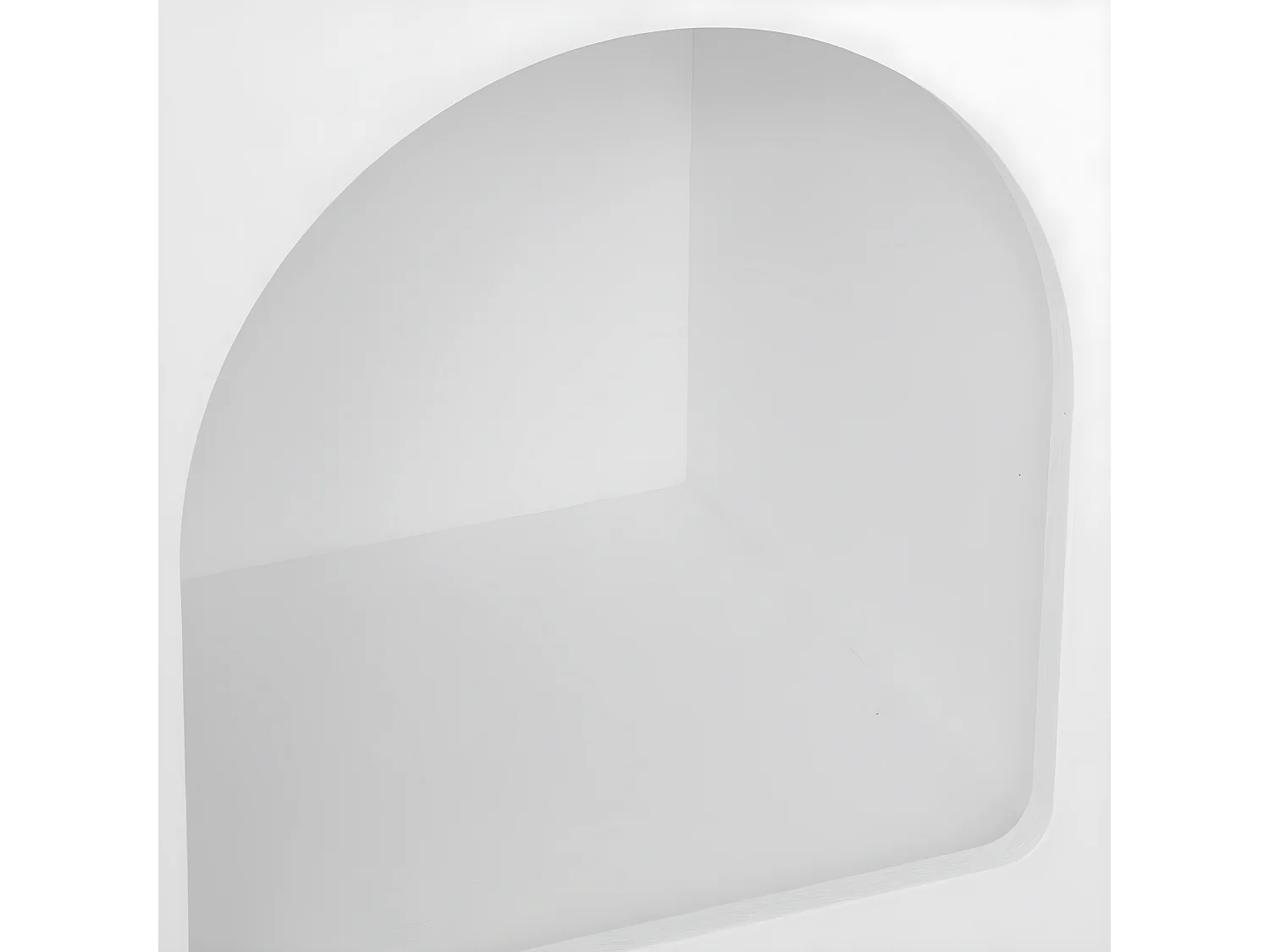 Meuble Etagère, bibliothèque avec 6 niches en bois coloris blanc