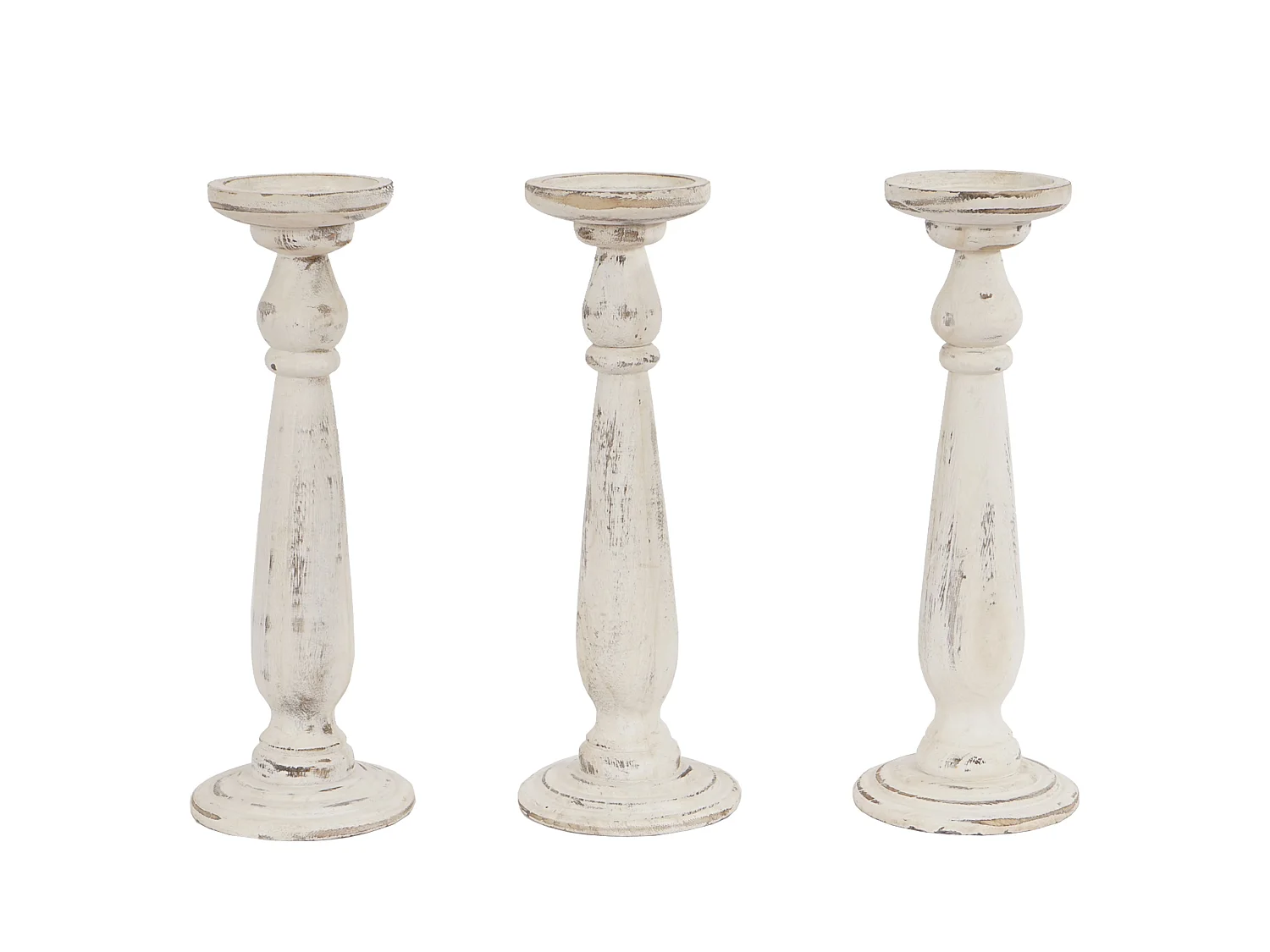 Castiçal H360 (conjunto de 3),  branco