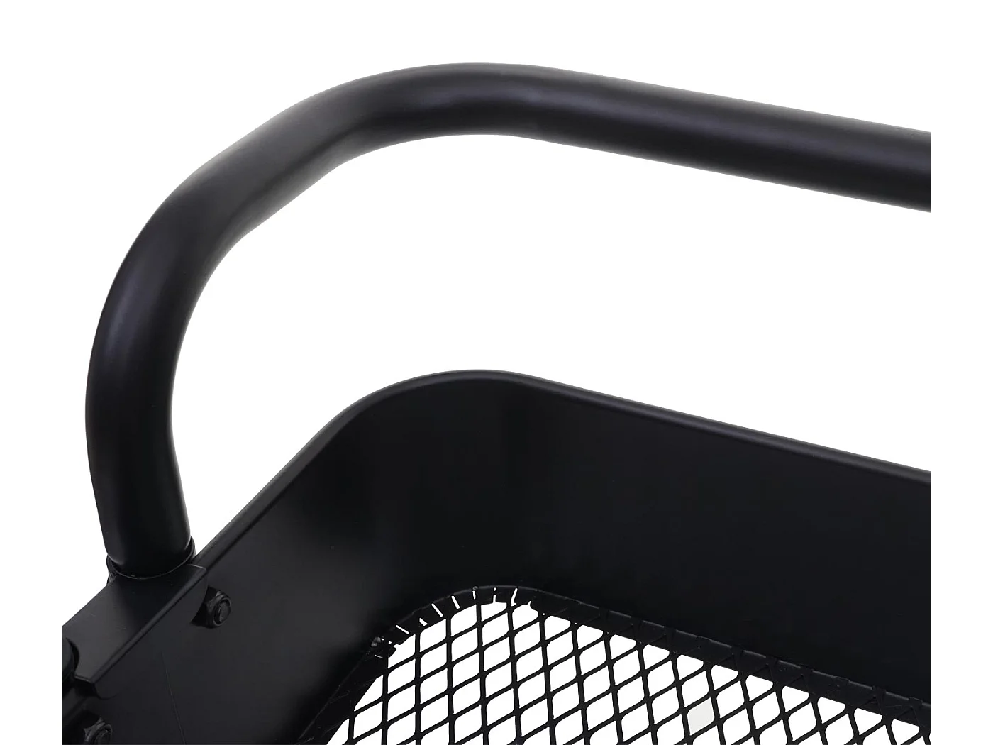 Chariot de service MCW-C64 avec poignée,  noir avec poignée