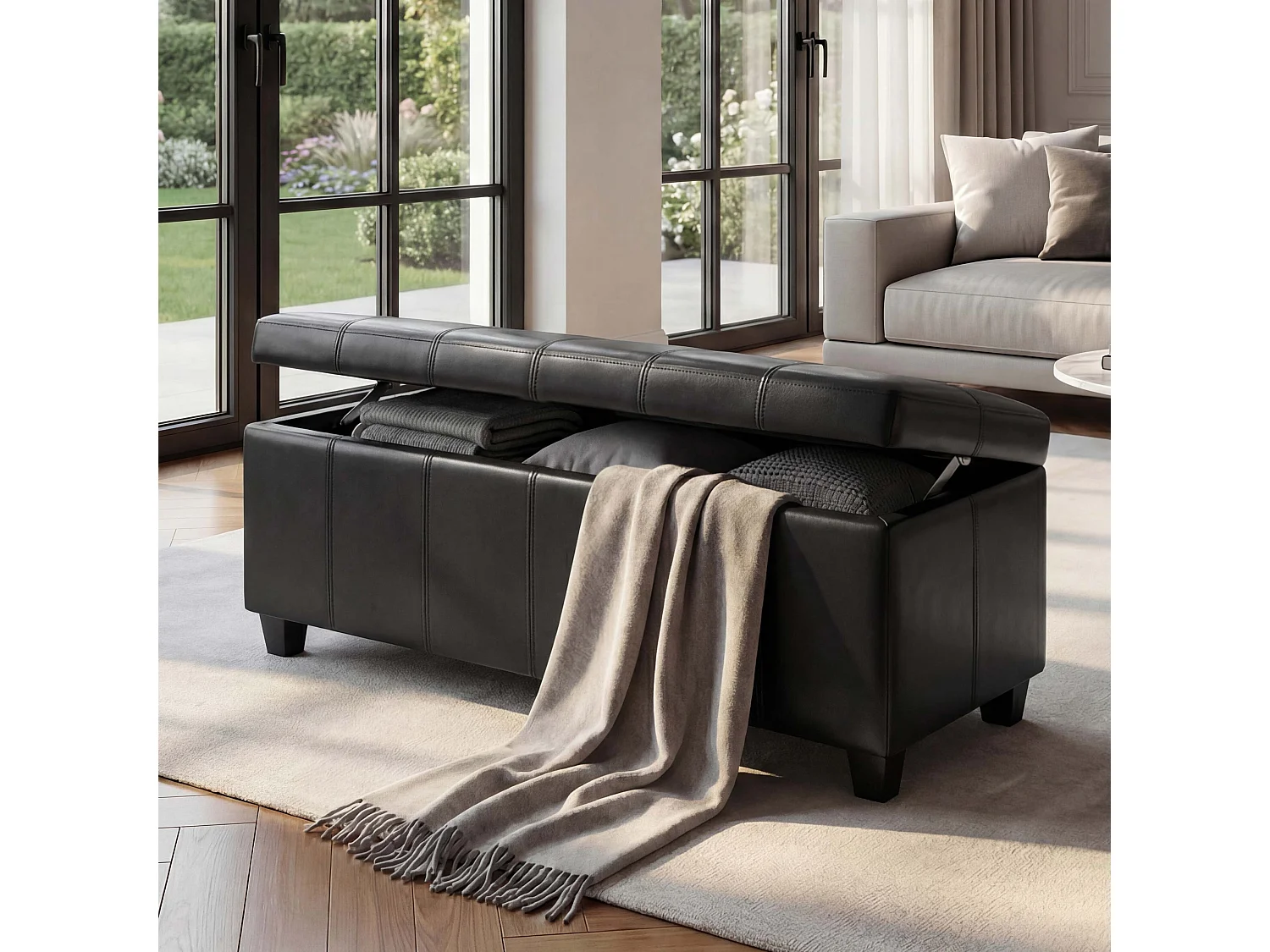 Skrzynia do przechowywania Kriens,  czarna