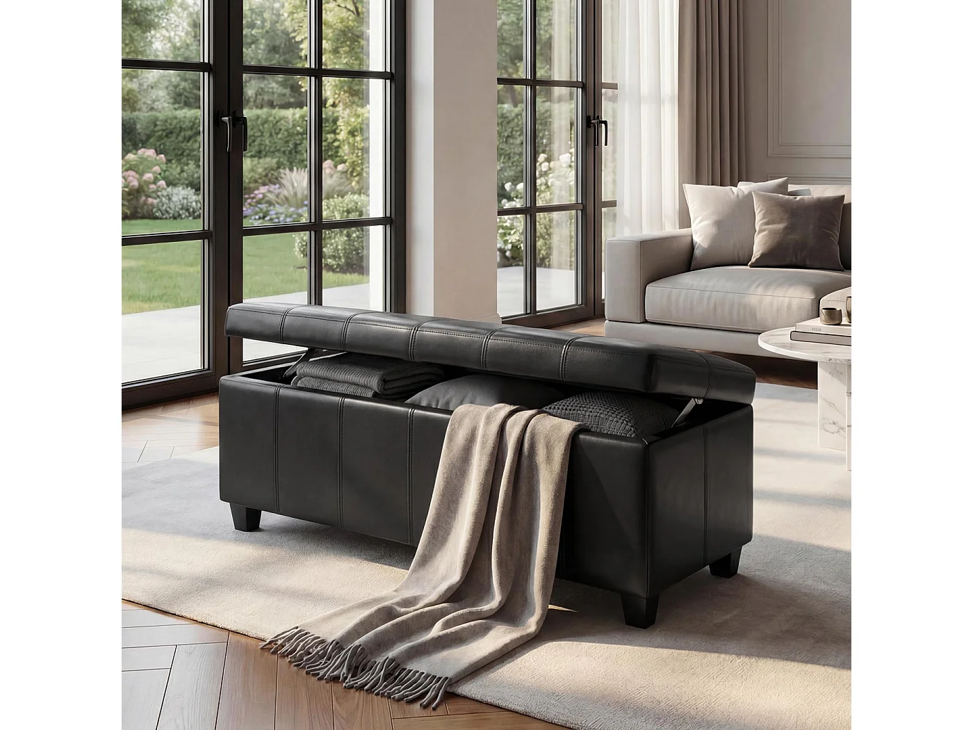 Skrzynia do przechowywania Kriens,  czarna