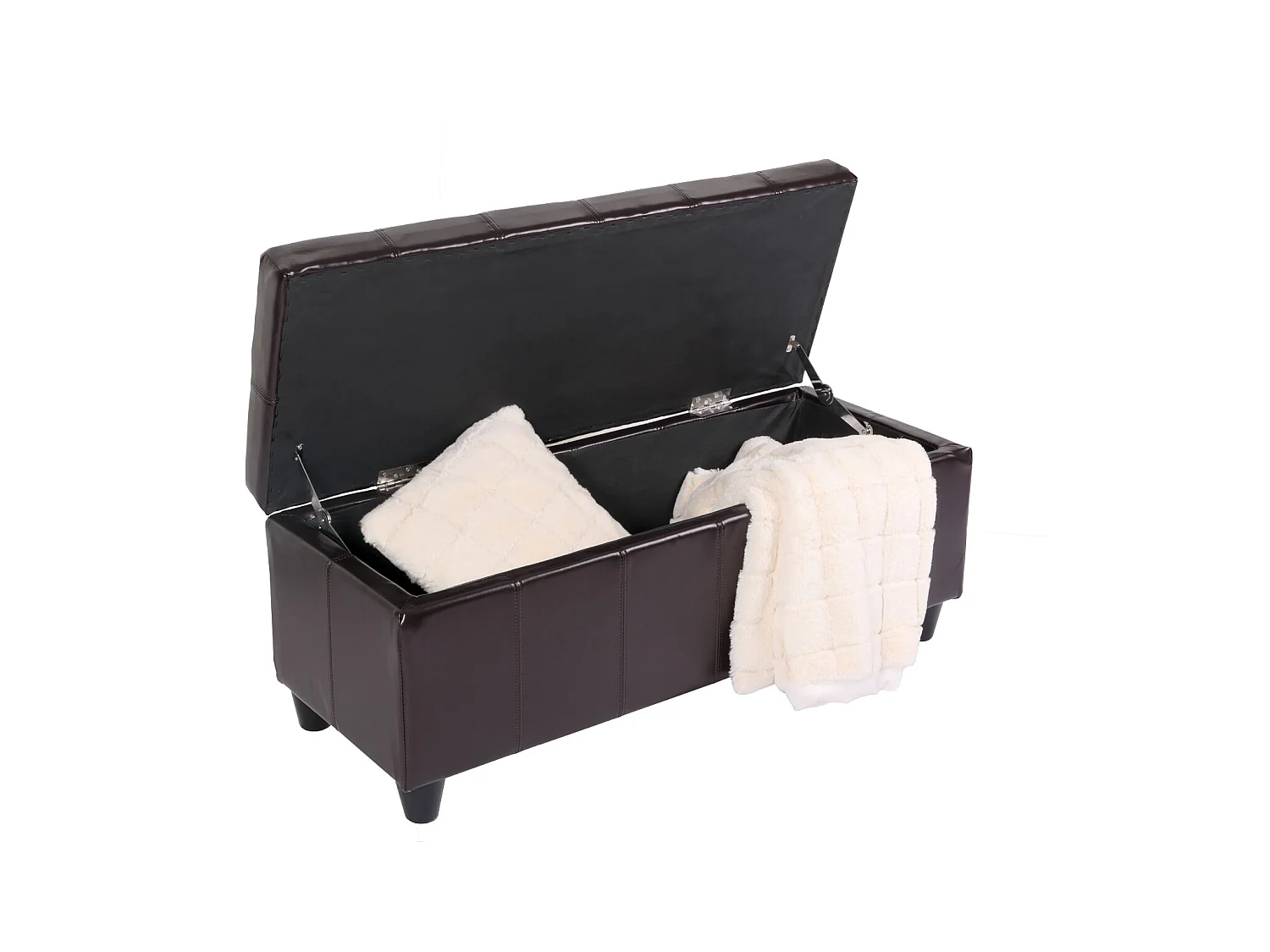 Coffre de rangement Kriens,  marron
