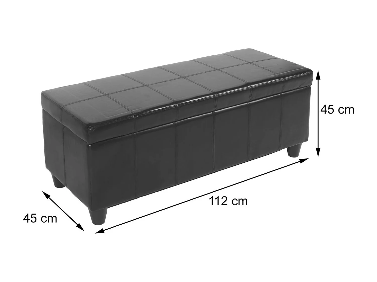 Skrzynia do przechowywania Kriens,  szara